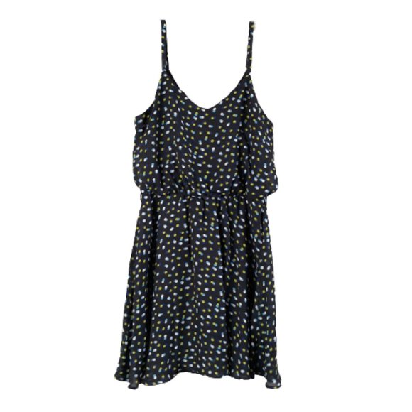 Mimi Chica Multicolor Polka dots Elastic Sleeveless Dress Size M - Picture 1 of 8